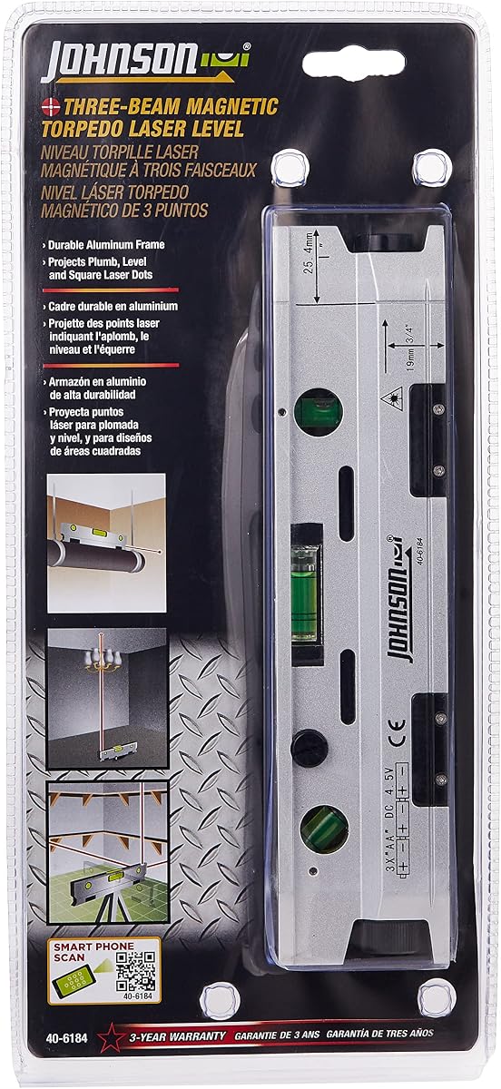 Johnson 40-6184 Magnetic Torpedo Laser Level Review